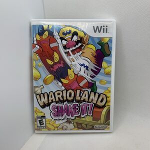 Wario Land Shake It (Nintendo Wii 2008) Complete CIB + Inserts TESTED & WORKING